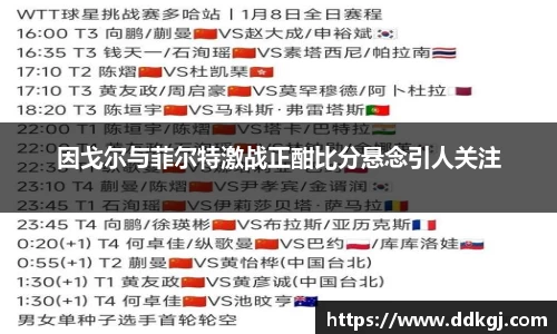 因戈尔与菲尔特激战正酣比分悬念引人关注